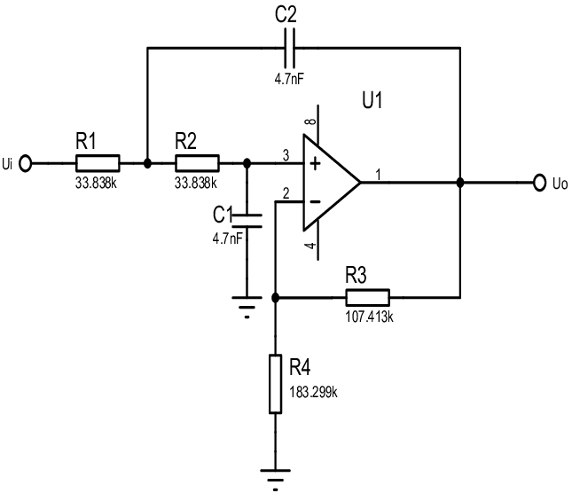 second order butterworth low pass filter