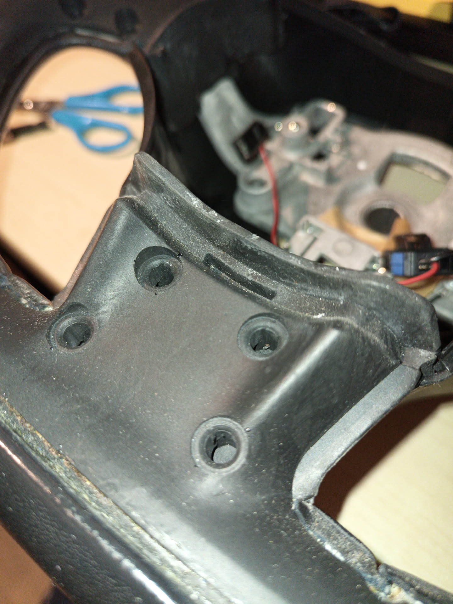 holes that the clips go into holes that the clips go into