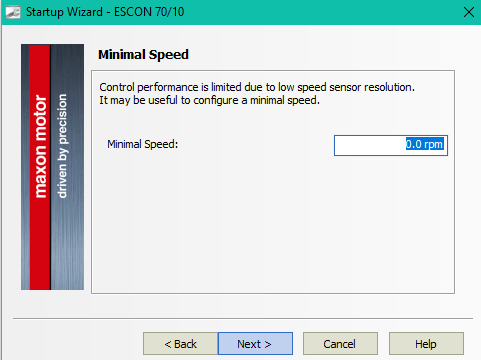 startup wizard minimal speed