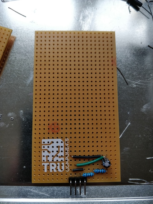 lowpass filter on stripboard