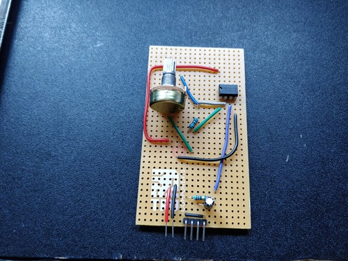 highpass filter on stripboard