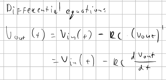 high pass difference equation