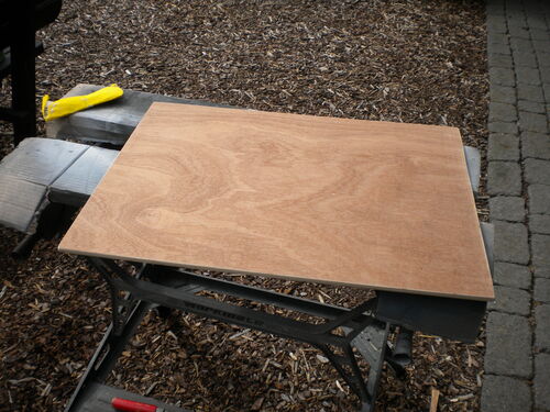 platform sawed and sanded