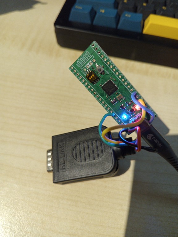 STM32F401 to connector STM32F401 to connector