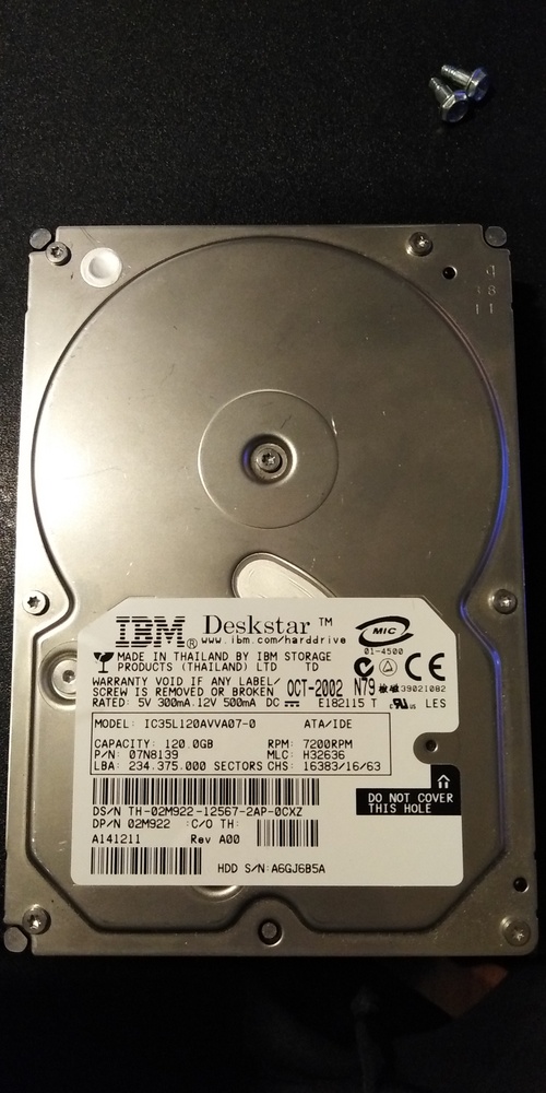 120GB IDE drive