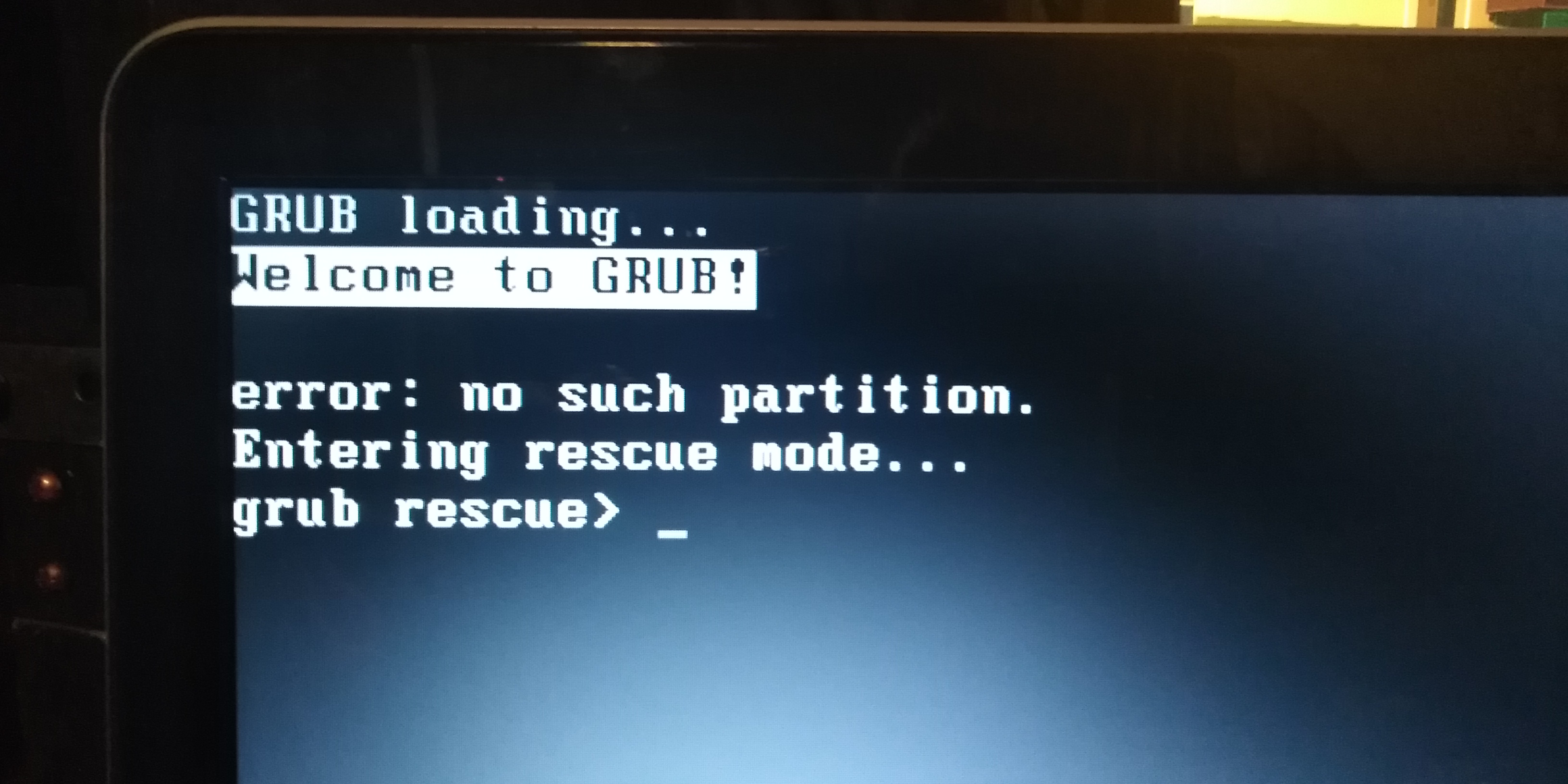 Q4OS grub rescue